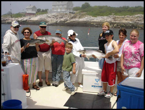 Striped Bass Fishing Porstmouth NH